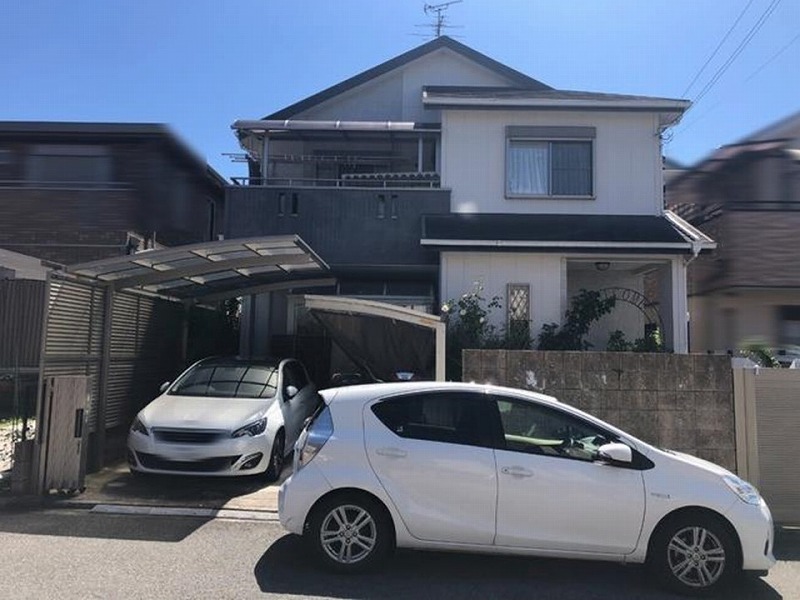 岸和田市の屋根・外壁塗装工事のお見積もりに伺った戸建て住宅